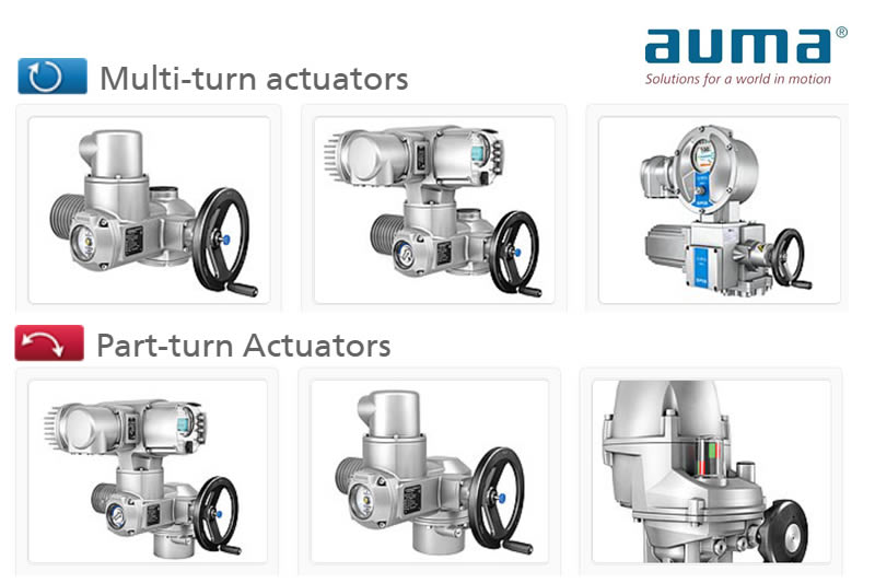 Auma Actuators for all Valve Types