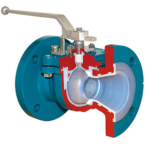 AZ Armaturen Chemically Resistant Lined Ball Valve