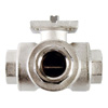 Albion 87-88 Economy Brass Threaded 3-Way Ball Valve