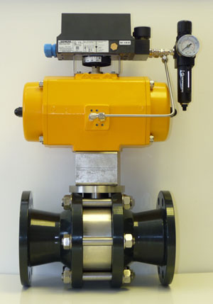 Cera Ceramic Lined Ball Control Valve