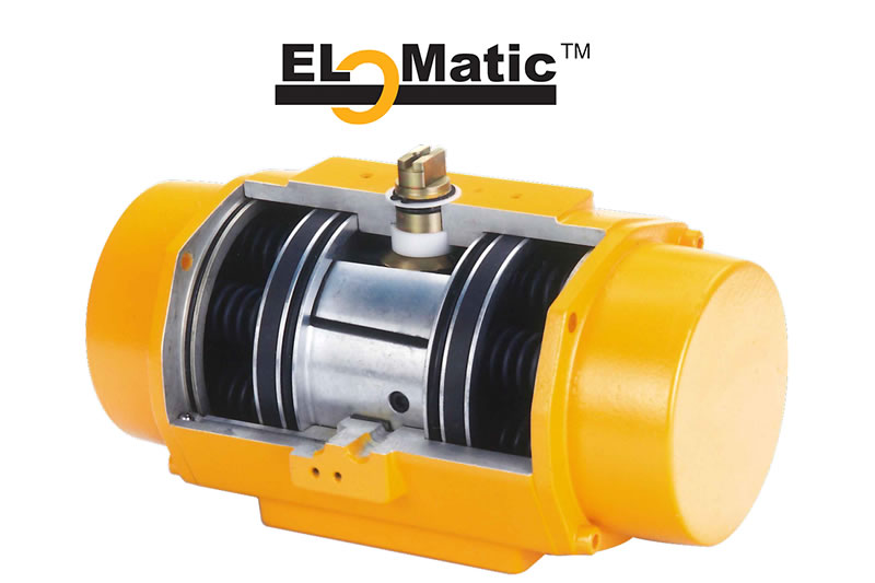EL-O-Matic 180° P-Series Rack & Pinion Pneumatic Valve Actuator