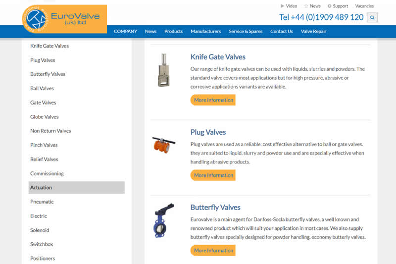 Industrial Valves Section Updated With The Latest Products